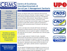 Tablet Screenshot of ceims.unipmn.it