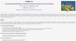Desktop Screenshot of cs2bio11.di.unipmn.it