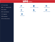 Tablet Screenshot of infobox.rettorato.unipmn.it